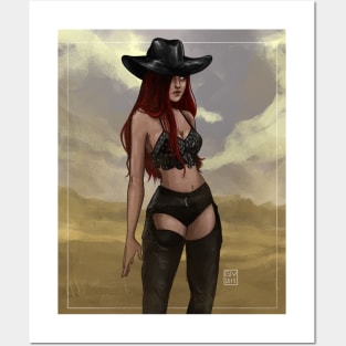 cowgirl Posters and Art